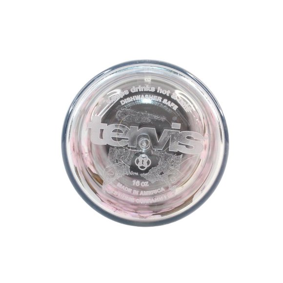 Tervis Tumbler 16oz Brown Lid Pink Cherry Blossoms Floral Retired Pattern Cup - Picture 5 of 9